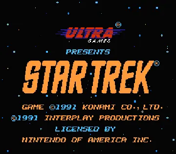 Star Trek - 25th Anniversary (USA) screen shot title